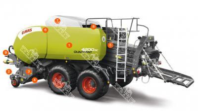 Claas QUADRANT 4200 bálázó