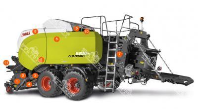 Claas QUADRANT 5300 bálázó