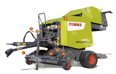 Claas ROLLANT 350/340 bálázó