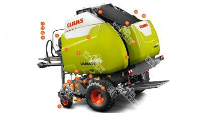 Claas VARIANT 485-460 bálázó