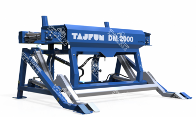 Tajfun DM 2000 rönkfeladó asztal