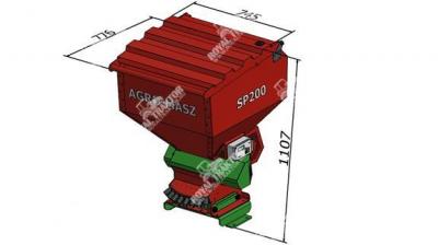 Agro-Masz SP200 másodvetőgép